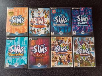 Diverse Sims spellen. beschikbaar voor biedingen