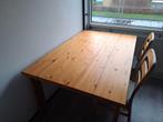 Lundia tafel eventueel met 4 stoelen & kussens, Ophalen, Gebruikt, 100 tot 150 cm, 50 tot 100 cm