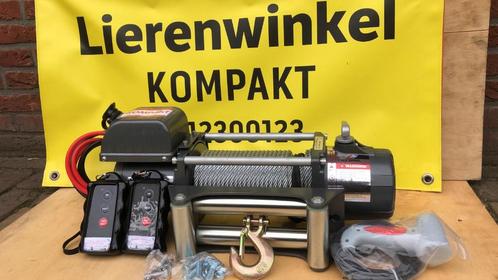 Elektrische lier 12 volt 3,6 ton  28 mtr 8,3 mm draadloos, Auto diversen, Auto-accessoires, Nieuw, Ophalen of Verzenden