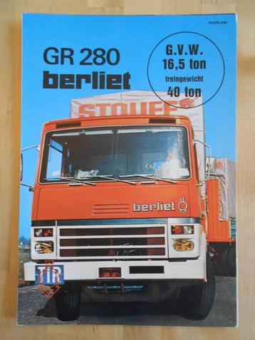 Berliet GR280 Brochure 1976 - GR 280 beschikbaar voor biedingen
