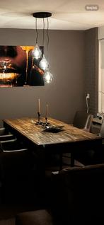 Houten Eettafel - Robuust en Stijlvol, Ophalen, Gebruikt, 150 tot 200 cm, Eikenhout