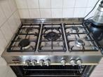 Boretti gasfornuis 5 pit met oven., 60 cm of meer, 5 kookzones of meer, Vrijstaand, Zo goed als nieuw