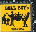 Sticker: Bell Boys (1), Ophalen of Verzenden, Zo goed als nieuw, Bedrijf of Vereniging