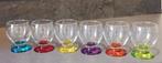 Kleurrijke aperitiefglazen, Glas of Glazen, Ophalen of Verzenden, Overige stijlen, Glas