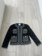 Edward Achour Paris blazer maat 38, Maat 38/40 (M), Verzenden, Zwart, Zo goed als nieuw