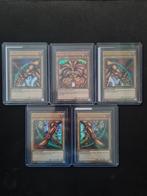 Complete Yu-Gi-Oh! Exodia Set (YGLD - Unlimited), Ophalen of Verzenden, Zo goed als nieuw, Meerdere kaarten, Foil