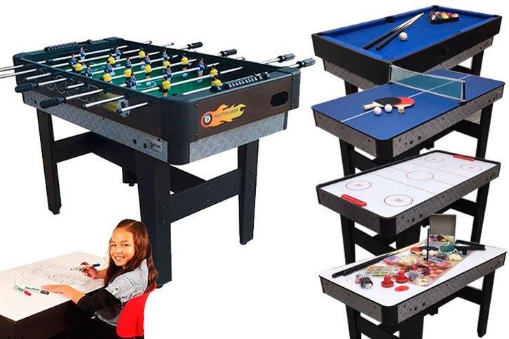 TopTable Multi Fun 16 in 1, met 220v fan!, Sport en Fitness, Biljarten en Poolen, Nieuw, Pooltafel, Ophalen of Verzenden