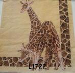 Servetten decoupage/bullet journal – Giraf L1722, Hobby en Vrije tijd, Knutselen, Verzenden, Nieuw, Materiaal