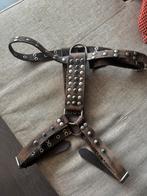 Grote bruine leren honden tuig, Dieren en Toebehoren, Ophalen, Gebruikt, Hondenriem