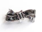 Antieke sterling zilveren broche, Birmingham eind 19th eeuw, Ophalen of Verzenden, Zilver, Broche