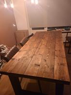 Steigerhouten eettafel, Huis en Inrichting, Tafels | Eettafels, Ophalen, Gebruikt, 200 cm of meer, 50 tot 100 cm