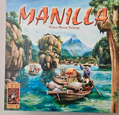 Manilla - 999 Games, Hobby en Vrije tijd, Gezelschapsspellen | Bordspellen, Zo goed als nieuw, Ophalen of Verzenden