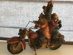 Motor bike met 3 clowns erop, Antiek en Kunst, Ophalen