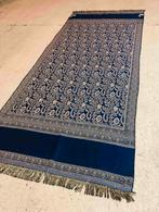Mooie blauwe grand foulard kleed met franjes 210/91, Gebruikt, Blauw, Etten-Leur, Djt@dejuistetoon.eu