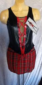 Super leuk sexy Rok + top verkleed / carnaval pakje maat 38, Maat 38/40 (M), Paars, Nieuw, Ophalen of Verzenden