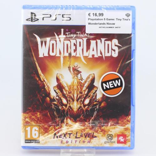 Playstation 5 Game: Tiny Tina's Wonderlands Nieuw, Spelcomputers en Games, Games | Sony PlayStation 5, Nieuw