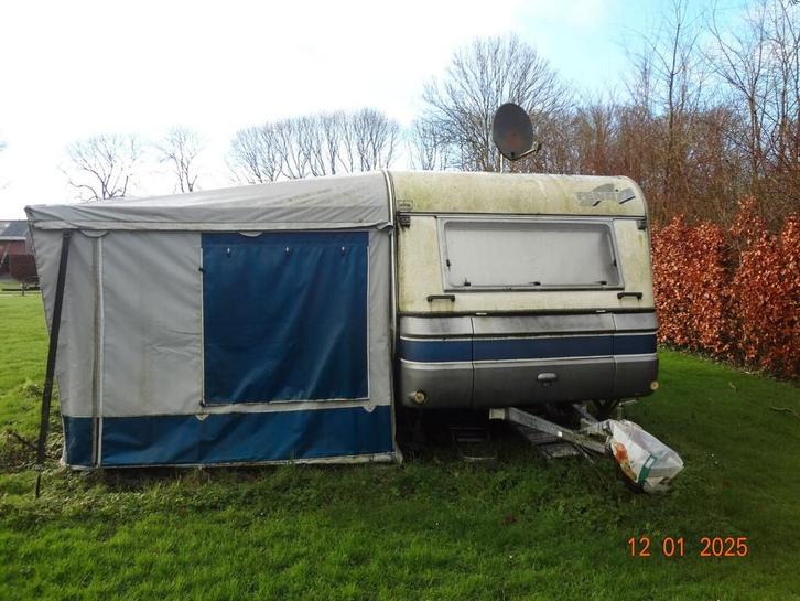 4 persoons Fendt Joker 540B bouwjaar 1997 met kenteken, Caravans en Kamperen, Caravans, Bedrijf, tot en met 4, 1250 - 1500 kg