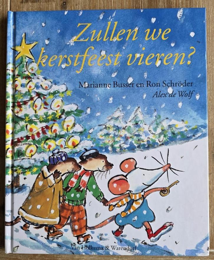 Zullen we kerstfeest vieren - Busser en Schroder, Boeken, Kinderboeken | Kleuters, Zo goed als nieuw, Fictie algemeen, 4 jaar