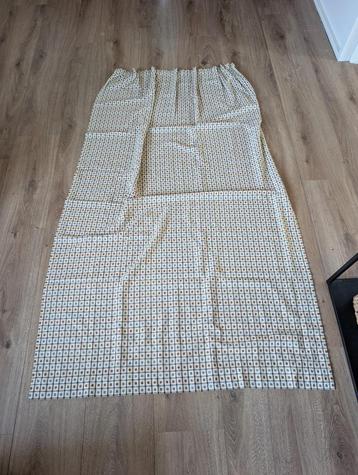 Set van 4 vintage gordijnen – retro geometrisch beschikbaar voor biedingen