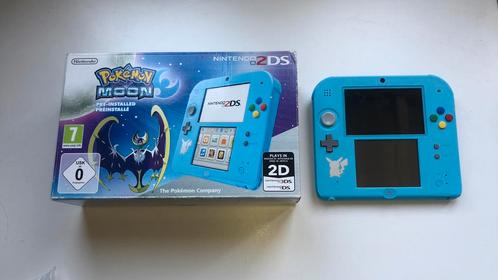 Nintendo 2DS: Moon Edition met originele doos en stylus, Spelcomputers en Games, Spelcomputers | Nintendo 2DS en 3DS, Gebruikt