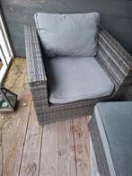 Lounge-/Tuinset hoekmodel inclusief kussens, Tuin en Terras, Ophalen, 5 zitplaatsen, Zo goed als nieuw, Loungeset