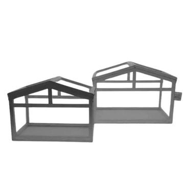Set van 2 Mini Kweekkassen - Modern Design beschikbaar voor biedingen