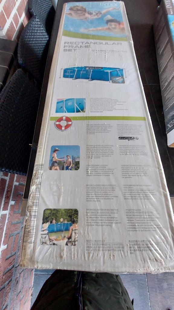 Complete set; zwembad, filterpomp, afdekzeil en stofzuiger, Tuin en Terras, Zwembad-toebehoren, Nieuw, Ophalen of Verzenden