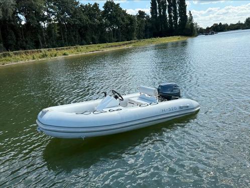Rubberboot H-320 / Console / 25PK Yamaha / trailer jetloader, Watersport en Boten, Rubberboten, Gebruikt, Overige merken, Overige materialen