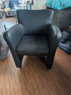 leren eettafel stoelen 6x, Ophalen, Gebruikt, Zwart, Leer