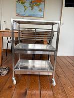 Etageres ikea rvs, Ophalen, Zo goed als nieuw