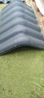 Nokstukken golfplaat, Ophalen, Kunststof, Zwart, Zo goed als nieuw