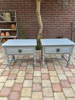 Brocante set nachtkastjes ladekastje, Antiek en Kunst, Ophalen of Verzenden