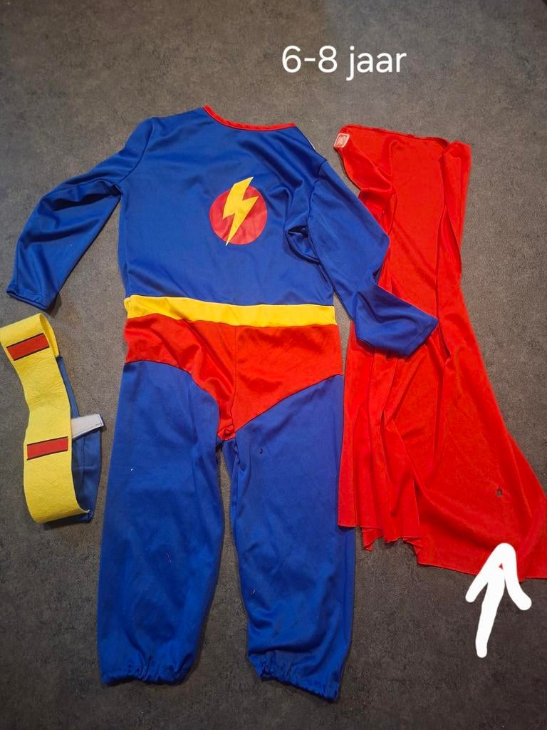 Superheldenpak, maat (6-8 jaar), Kinderen en Baby's, Carnavalskleding en Verkleedspullen, Jongen of Meisje, Ophalen of Verzenden