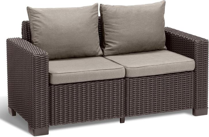 Keter California bank – Luxe 2/3-zits tuinbank, Tuin en Terras, Tuinbanken, Nieuw, Kunststof, Ophalen