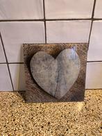 Glazen schildeeij hart, Huis en Inrichting, Woonaccessoires | Wanddecoraties, Ophalen of Verzenden, Zo goed als nieuw