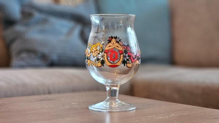 Duvel glas 2020 Morrison Schiffmacher Kunst, Verzamelen, Biermerken, Zo goed als nieuw, Glas of Glazen, Duvel, Verzenden