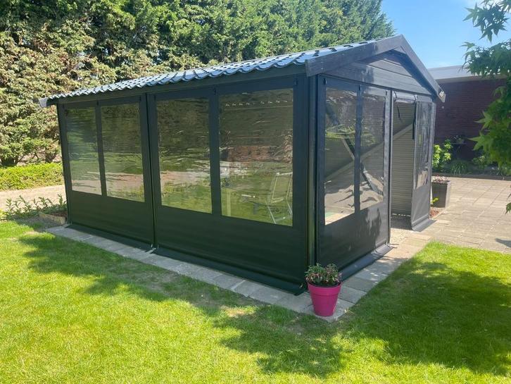 Verandazeil/Overkapping zeil/Zijwanden op maat, Tuin en Terras, Overkappingen, Nieuw, Veranda, Ophalen