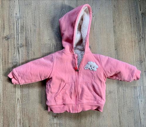 Gevoerd vest, ideaal voor op vakantie! (80), Kinderen en Baby's, Babykleding | Maat 74, Gebruikt, Meisje, Truitje of Vestje, Ophalen of Verzenden