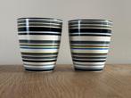 2 IIttala Origo zwart bekers in goede staat., Ophalen of Verzenden, Overige stijlen, Kop(pen) en/of Schotel(s), Webstore@iittala.com