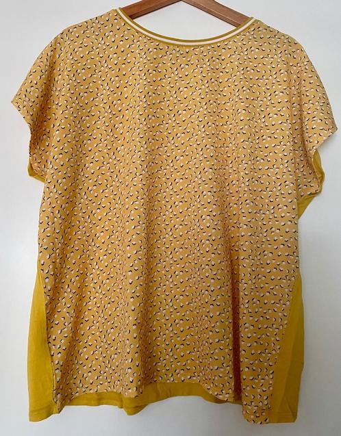 Geel dames shirt maat 44/46, Kleding | Dames, T-shirts, Zo goed als nieuw, Maat 42/44 (L), Geel, Korte mouw, Ophalen of Verzenden