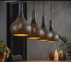 Hoyz hanglamp betongrijs zgan 4 kegels, Huis en Inrichting, Ophalen, Zo goed als nieuw, Metaal