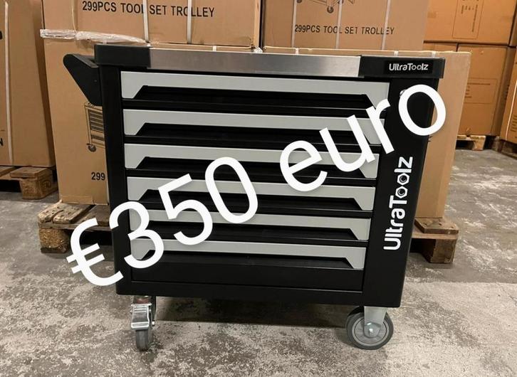 ultratoolz gereedschapwagen Zes laden waarvan 5 laden gevuld, Doe-het-zelf en Verbouw, Gereedschapskisten, Nieuw, Gevuld, Ophalen of Verzenden