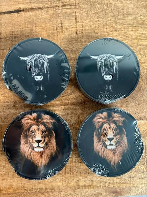 Dieren Onderzetters., Huis en Inrichting, Woonaccessoires | Onderzetters, Nieuw, Glas of Kopje, Ophalen of Verzenden