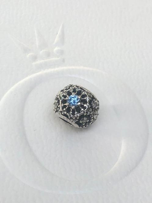 Pandora Disney bedel Cinderella Wish Snowflake, Sieraden, Tassen en Uiterlijk, Bedels, Zo goed als nieuw, Pandora, Zilver, 1 bedel