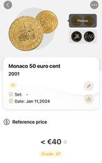 Monaco 50 euro cent, 2001, Postzegels en Munten, Munten | Europa | Niet-Euromunten, Ophalen of Verzenden, Overige landen