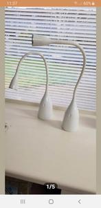 2x bureaulamp/ bedlamp 5 watt in 3 sterktes instelbaar, Huis en Inrichting, Ophalen of Verzenden, Minder dan 50 cm
