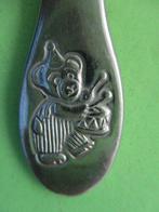 (KB5014) Kinderbestek Beertje streepjesbroek en trommel vork, Ophalen of Verzenden, Gebruikt