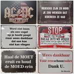 Beautiful daughter gun shovel alibi reclamebord van metaal, Nieuw, Ophalen of Verzenden