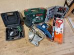 Gereedschapsset elektrische, Doe-het-zelf en Verbouw, Gereedschap | Handgereedschap, Ophalen of Verzenden, Zo goed als nieuw