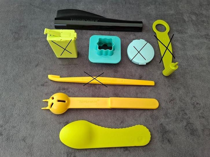Handige hulpjes, grabbeltjes en meer Tupperware, Huis en Inrichting, Keuken | Tupperware, Nieuw, Overige typen, Blauw, Groen, Oranje